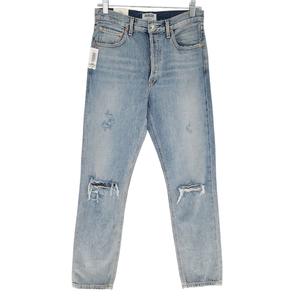 Agolde Jamie High Rise Classic in Resolution - Picture 2 of 8